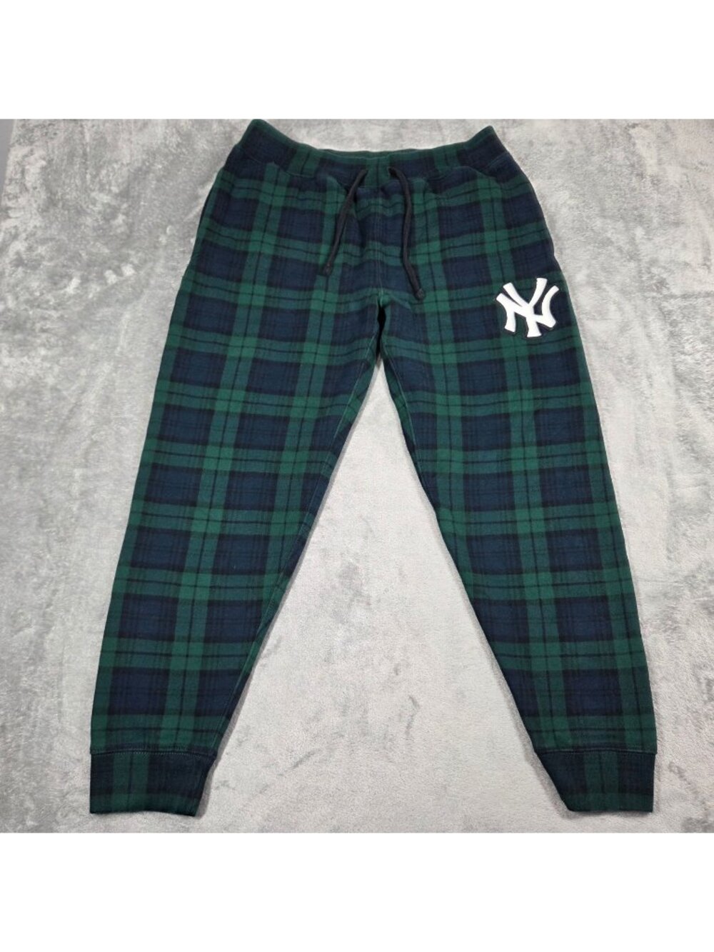 Polo Ralph Lauren Pants Mens Large Blackwatch Plaid NY Yankees Joggers